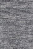 Chandra Rugs Opel 100% Viscose Hand-Woven Solid Rug Charcoal/Grey 9' x 13'