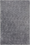 Chandra Rugs Opel 100% Viscose Hand-Woven Solid Rug Charcoal/Grey 9' x 13'