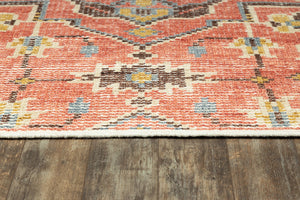 Momeni Ophelia OPH-1 Hand Knotted Traditional Medallion Indoor Area Rug Red 10' x 14' OPHELOPH-1REDA0E0