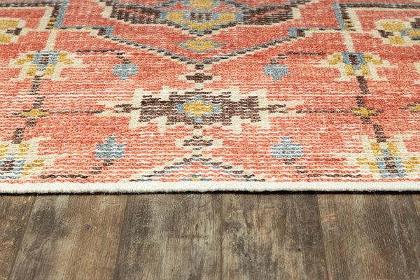 Momeni Ophelia OPH-1 Hand Knotted Traditional Medallion Indoor Area Rug Red 10' x 14' OPHELOPH-1REDA0E0