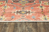 Momeni Ophelia OPH-1 Hand Knotted Traditional Medallion Indoor Area Rug Red 10' x 14' OPHELOPH-1REDA0E0