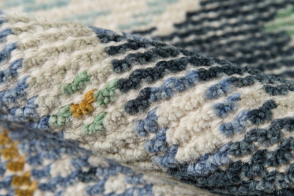 Momeni Ophelia OPH-3 Hand Knotted Traditional Oriental Indoor Area Rug Aqua 10' x 14' OPHELOPH-3AQAA0E0