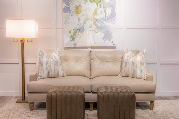 Olivia and Quinn Smith Sofa Kardi Sapphire