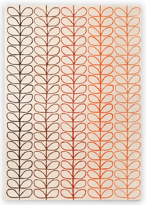 Brink & Campman Orla Kiely Linear Stem Ombre Tomato 8719956824715