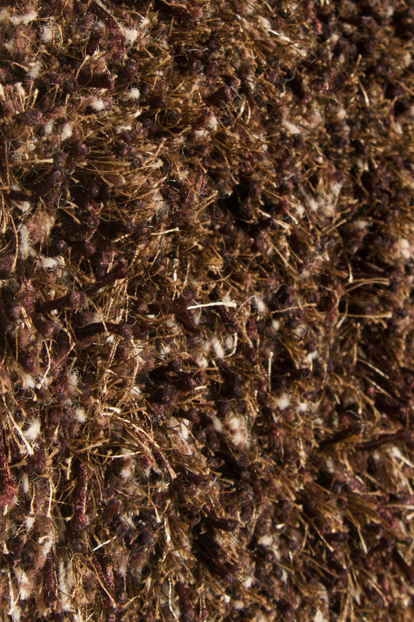 Chandra Rugs Orchid 70% Wool + 30% Polyester Hand-Woven Contemporary Rug Dark Brown 9' x 13'