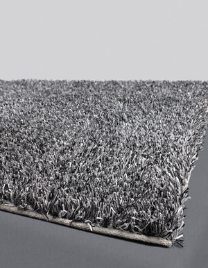 Chandra Rugs Orchid 70% Wool + 30% Polyester Hand-Woven Contemporary Rug Black/Ivory/Grey 9' x 13'