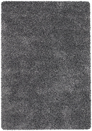 Chandra Rugs Orchid 70% Wool + 30% Polyester Hand-Woven Contemporary Rug Black/Ivory/Grey 9' x 13'