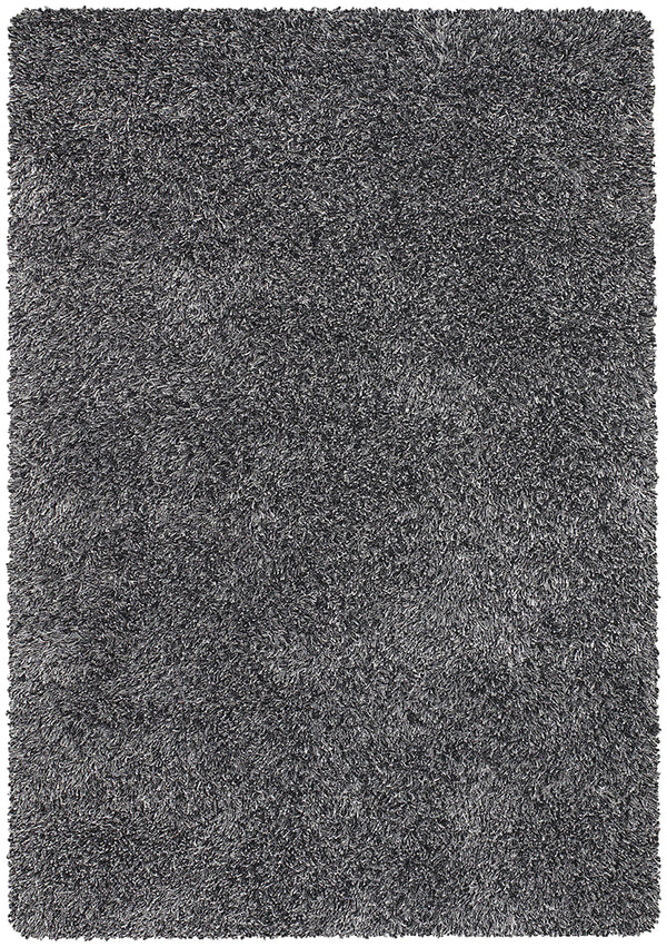 Chandra Rugs Orchid 70% Wool + 30% Polyester Hand-Woven Contemporary Rug Black/Ivory/Grey 9' x 13'