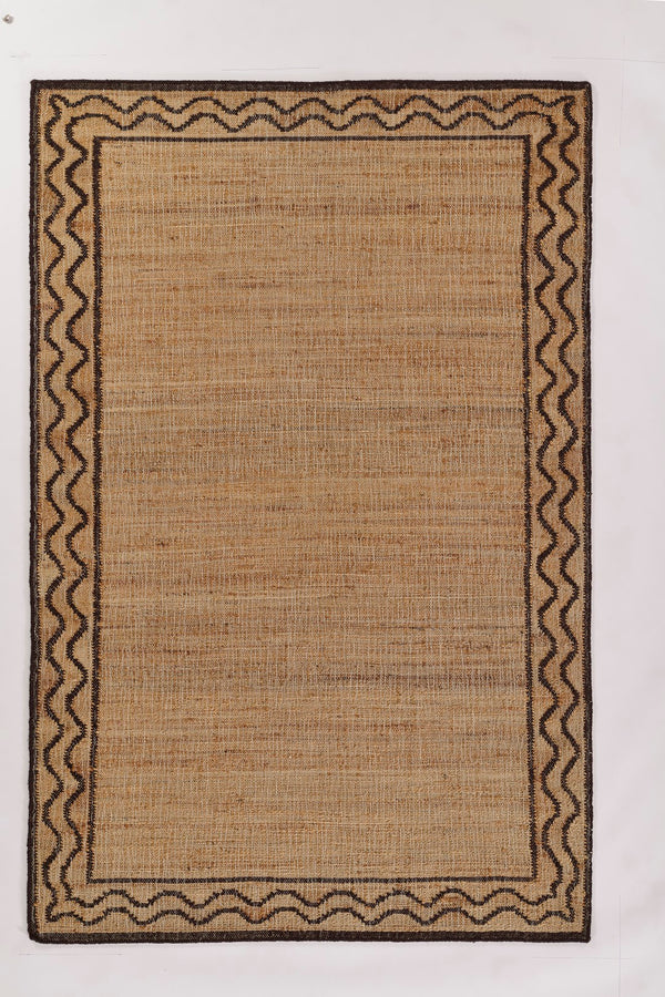 Momeni Erin Gates Orchard ORC-1 Hand Woven Contemporary Border Indoor Area Rug Brown 10' x 14' ORCHAORC-1BRNA0E0