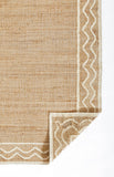 Momeni Erin Gates Orchard ORC-1 Hand Woven Contemporary Border Indoor Area Rug Natural 10' x 14' ORCHAORC-1NATA0E0