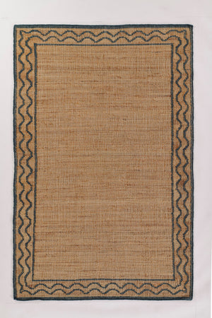 Momeni Erin Gates Orchard ORC-1 Hand Woven Contemporary Border Indoor Area Rug Slate 10' x 14' ORCHAORC-1SLTA0E0