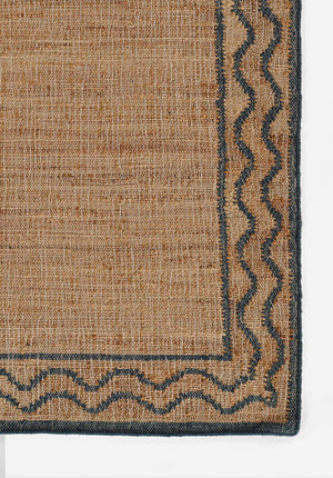 Momeni Erin Gates Orchard ORC-1 Hand Woven Contemporary Border Indoor Area Rug Slate 10' x 14' ORCHAORC-1SLTA0E0
