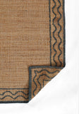 Momeni Erin Gates Orchard ORC-1 Hand Woven Contemporary Border Indoor Area Rug Slate 10' x 14' ORCHAORC-1SLTA0E0