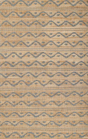 Momeni Erin Gates Orchard ORC-3 Hand Woven Contemporary Wave Indoor Area Rug Natural 10' x 14' ORCHAORC-3NATA0E0