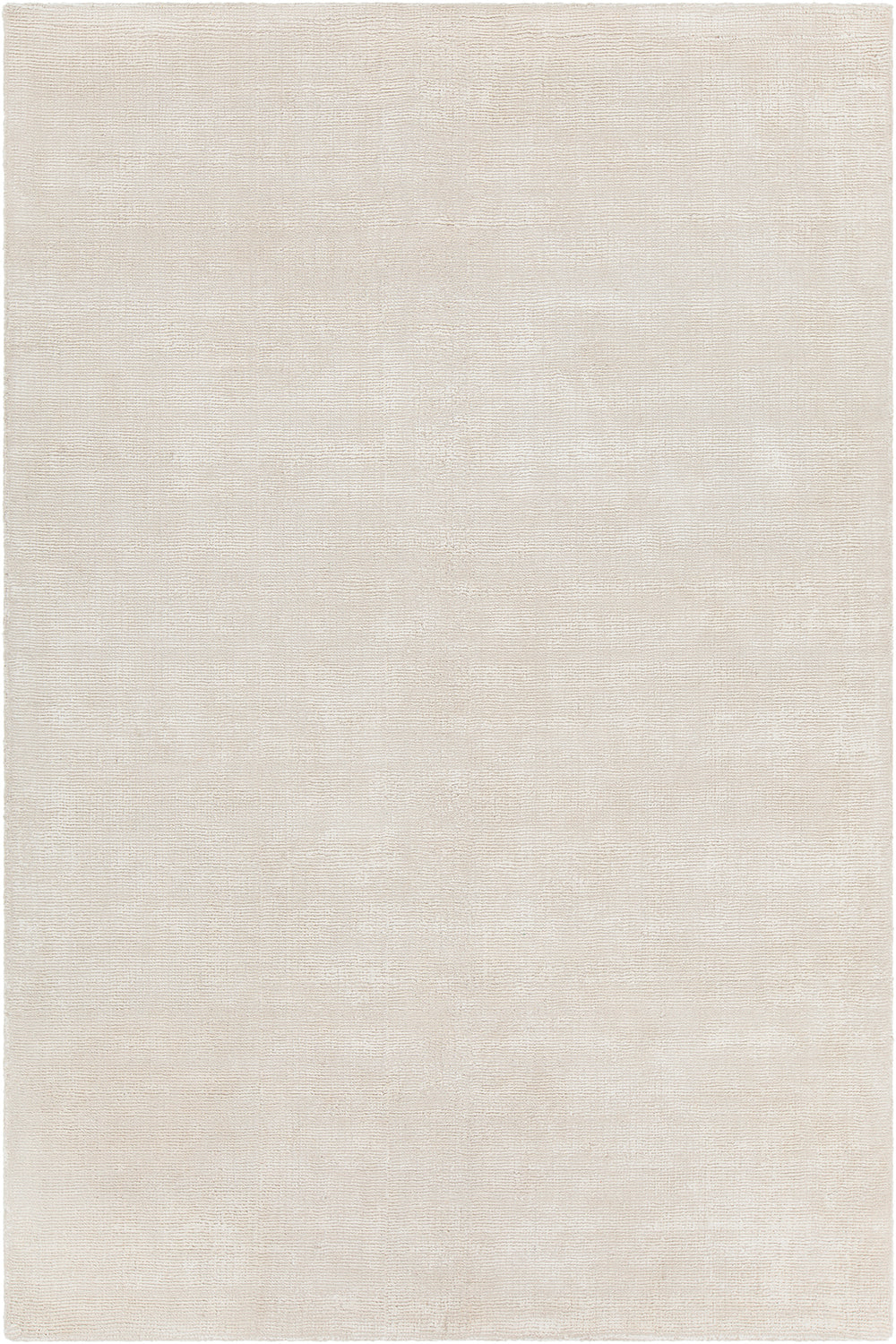 Chandra Rugs Orim 60% Wool + 40% Polyester Hand-Woven Solid Rug Ivory 9' x 13'