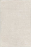 Chandra Rugs Orim 60% Wool + 40% Polyester Hand-Woven Solid Rug Ivory 9' x 13'