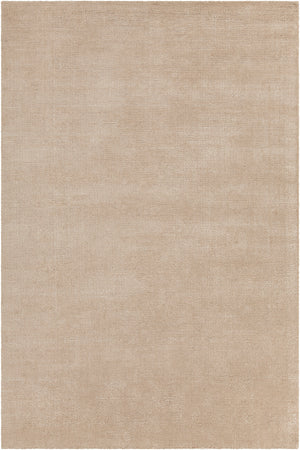 Chandra Rugs Orim 60% Wool + 40% Polyester Hand-Woven Solid Rug Tan 9' x 13'