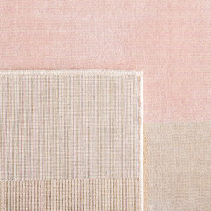 Orwell 300 Orwell 301 Contemporary Power Loomed Polypropylene Pile Rug Pink / Purple