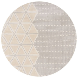 Orwell 300 Orwell 305 Contemporary Power Loomed Polypropylene Pile Rug Grey / Ivory