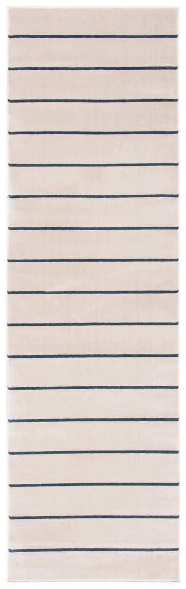 Orwell 300 Orwell 291 Contemporary Power Loomed Polypropylene Pile Rug Ivory / Navy