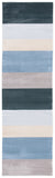 Orwell 300 Orwell 394 Contemporary Power Loomed Polypropylene Pile Rug Blue / Grey