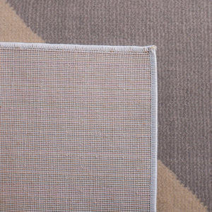 Orwell 300 Orwell 396 Contemporary Power Loomed Polypropylene Pile Rug Beige / Blue