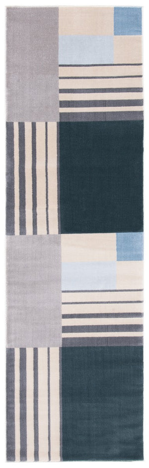 Orwell 300 Orwell 397 Contemporary Power Loomed Polypropylene Pile Rug Charcoal / Beige