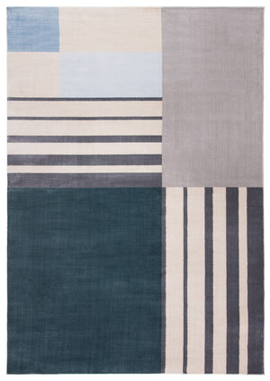 Orwell 300 Orwell 397 Contemporary Power Loomed Polypropylene Pile Rug Charcoal / Beige