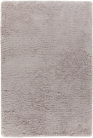 Chandra Rugs Osim 100% Polyester Hand-Tufted Contemporary Shag Rug Silver 9' x 13'