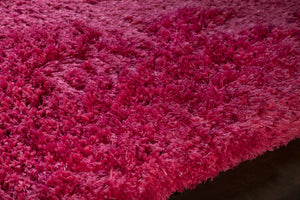 Chandra Rugs Osim 100% Polyester Hand-Tufted Contemporary Shag Rug White 9' x 13'