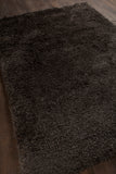 Chandra Rugs Osim 100% Polyester Hand-Tufted Contemporary Shag Rug Brown 9' x 13'