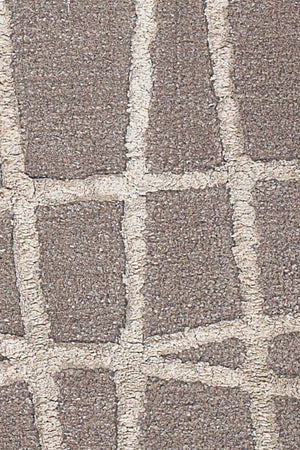 Chandra Rugs Oslo 60% Wool + 40% Viscose Hand-Tufted Contemporary Rug Taupe/Beige 9' x 13'