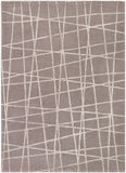 Chandra Rugs Oslo 60% Wool + 40% Viscose Hand-Tufted Contemporary Rug Taupe/Beige 9' x 13'