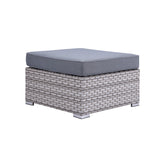 Laurance Transitional Patio Sectional & Cocktail Table with Storage Gray(#A15709) OT01092-ACME