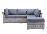 Laurance Transitional Patio Sectional & Cocktail Table with Storage Gray(#A15709) OT01092-ACME