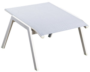 Soho Indoor / Outdoor Footrest White Aluminium H-01 Sling Outdoor, Stackable