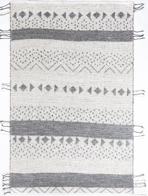 Momeni Otto OTT-4 Hand Woven Contemporary Geometric Indoor/Outdoor Area Rug Black 7'9" x 9'9" OTTO0OTT-4BLK7999