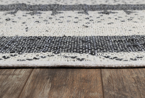 Momeni Otto OTT-4 Hand Woven Contemporary Geometric Indoor/Outdoor Area Rug Black 7'9" x 9'9" OTTO0OTT-4BLK7999