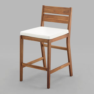 Acacia Wood Counter Stools, 2 pack - Brown