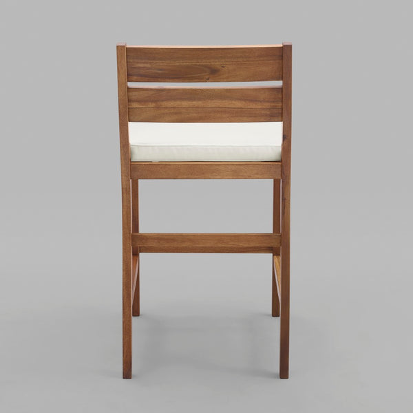 Acacia Wood Counter Stools, 2 pack - Brown