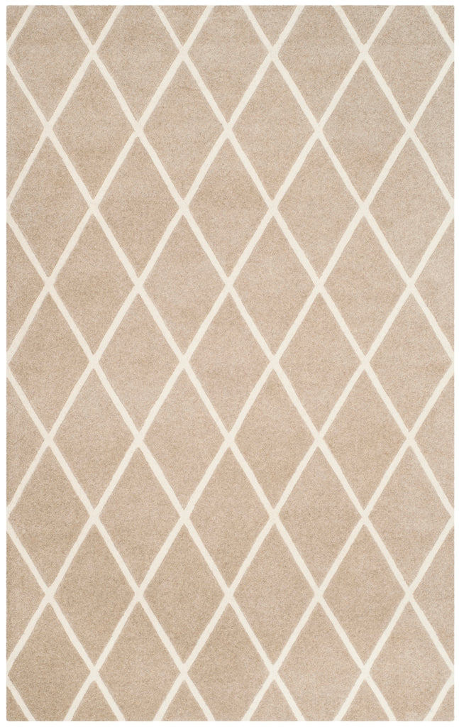Oxford 700 Oxford 731 Hand Tufted 100% Wool Pile Rug in Beige, Ivory 5ft x 8ft