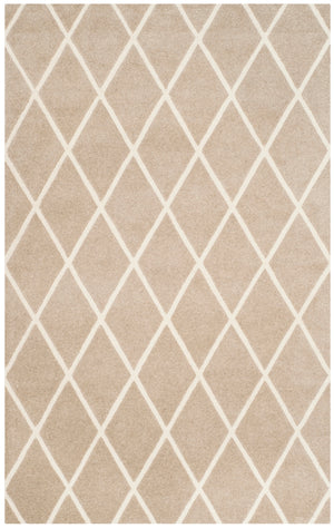 Oxford 700 Oxford 731 Hand Tufted 100% Wool Pile Rug in Beige, Ivory 5ft x 8ft