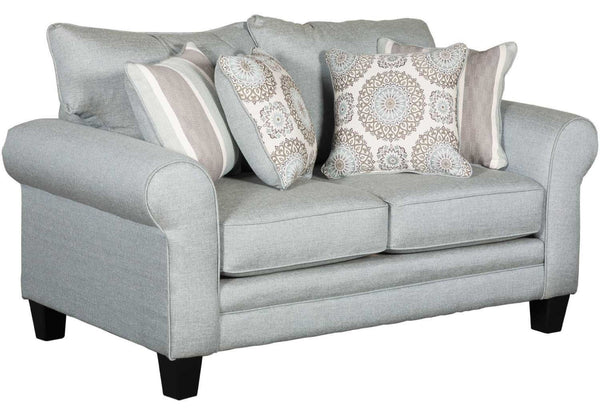 Fusion 1141 Transitional Loveseat 1141 Grande Mist Loveseat