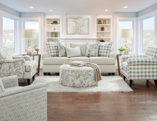 Fusion 01-02 Transitional Accent Chair 01-02 Fetty Citrus