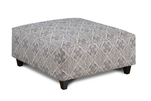 Fusion 109 Transitional Cocktail Ottoman 109 Indigo Federal Cocktail Ottoman