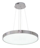 Bethel Chrome LED Chandelier in Metal & Acrylic