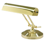 Upright Piano Lamp 10" in Polished Brass