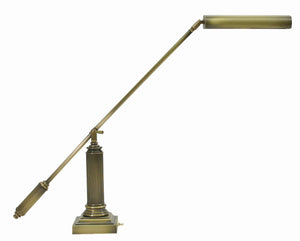 Counter Balance Antique Brass Piano/Desk Lamp