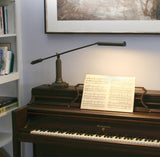 Counter Balance Mahogany Bronze Piano/Desk Lamp