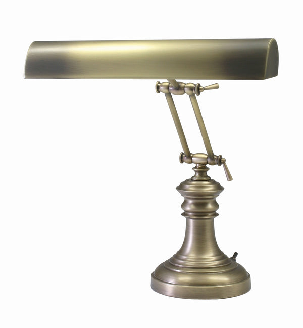 Desk/Piano Lamp 14" Antique Brass